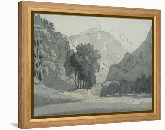 Between Weren and Glaris-John White Abbott-Framed Premier Image Canvas