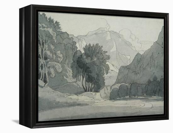 Between Weren and Glaris-John White Abbott-Framed Premier Image Canvas