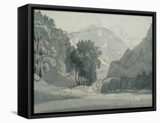 Between Weren and Glaris-John White Abbott-Framed Premier Image Canvas