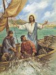 Jesus the Fisherman-Bev Lopez-Art Print