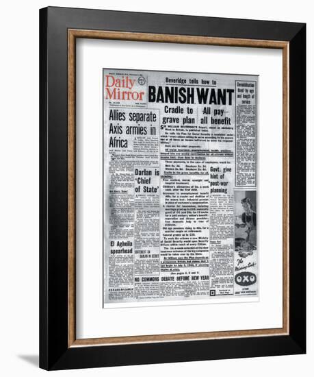 Beveridge Tells How to Banish Want-null-Framed Photographic Print