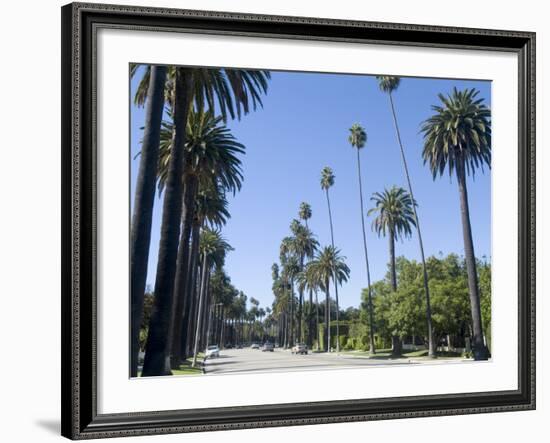 Beverly Drive, Beverly Hills, California, USA-Ethel Davies-Framed Photographic Print