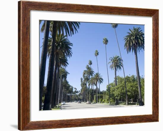 Beverly Drive, Beverly Hills, California, USA-Ethel Davies-Framed Photographic Print