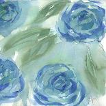 Blue Green Roses II-Beverly Dyer-Art Print