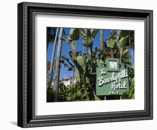 Beverly Hills Hotel, Beverly Hills, California, USA-Ethel Davies-Framed Photographic Print