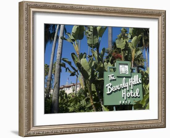 Beverly Hills Hotel, Beverly Hills, California, USA-Ethel Davies-Framed Photographic Print