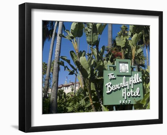 Beverly Hills Hotel, Beverly Hills, California, USA-Ethel Davies-Framed Photographic Print