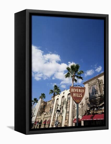 Beverly Hills Sign, Beverly Hills, California, USA-Adina Tovy-Framed Premier Image Canvas