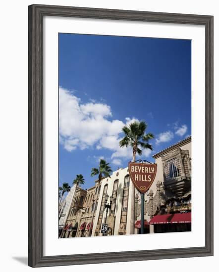 Beverly Hills Sign, Beverly Hills, California, USA-Adina Tovy-Framed Photographic Print