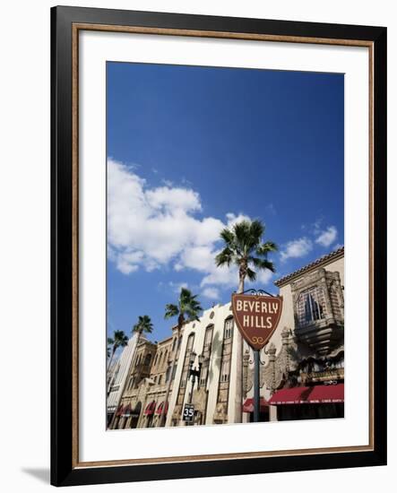 Beverly Hills Sign, Beverly Hills, California, USA-Adina Tovy-Framed Photographic Print