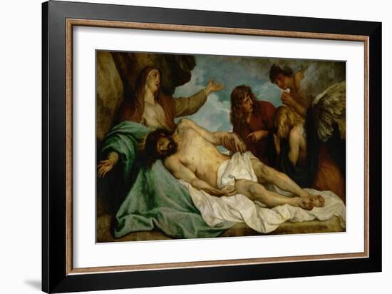 Bewailing of Christ, 1634-35-Sir Anthony Van Dyck-Framed Giclee Print