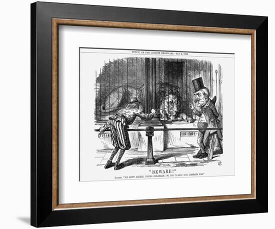 Beware!, 1863-John Tenniel-Framed Giclee Print