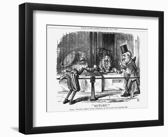 Beware!, 1863-John Tenniel-Framed Giclee Print