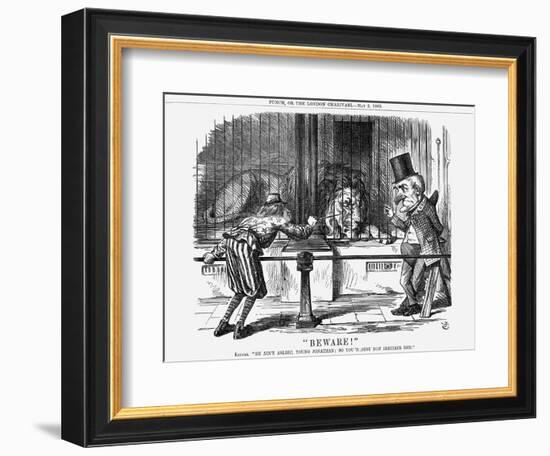 Beware!, 1863-John Tenniel-Framed Giclee Print