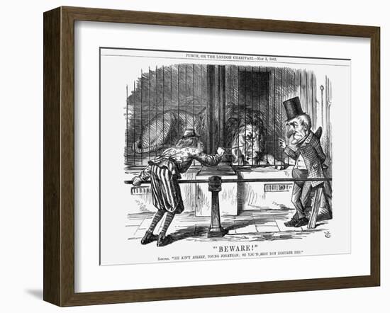 Beware!, 1863-John Tenniel-Framed Giclee Print