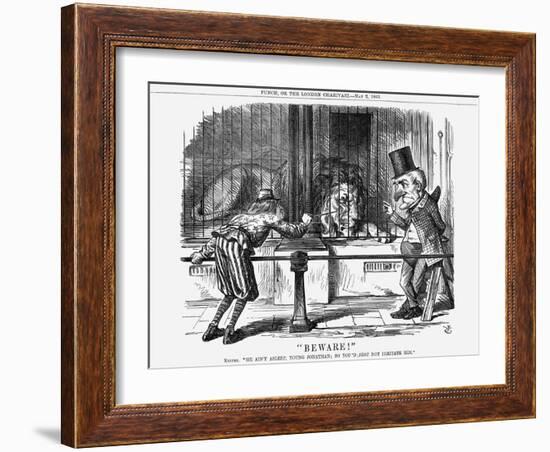 Beware!, 1863-John Tenniel-Framed Giclee Print