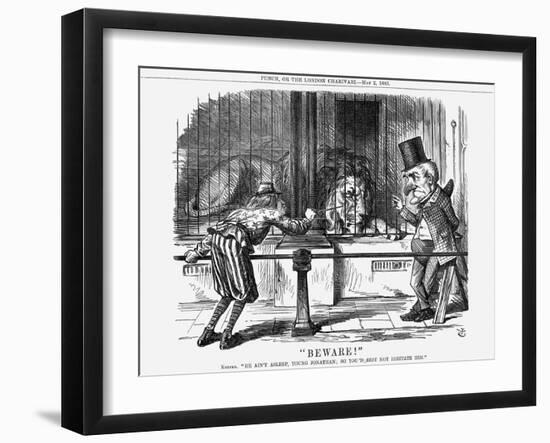 Beware!, 1863-John Tenniel-Framed Giclee Print