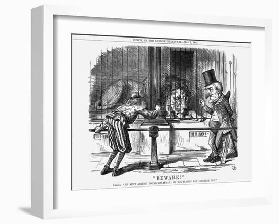 Beware!, 1863-John Tenniel-Framed Giclee Print