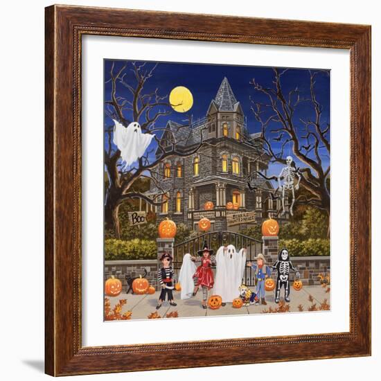 Beware - Haunted House-William Vanderdasson-Framed Giclee Print