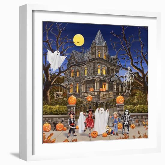 Beware - Haunted House-William Vanderdasson-Framed Giclee Print