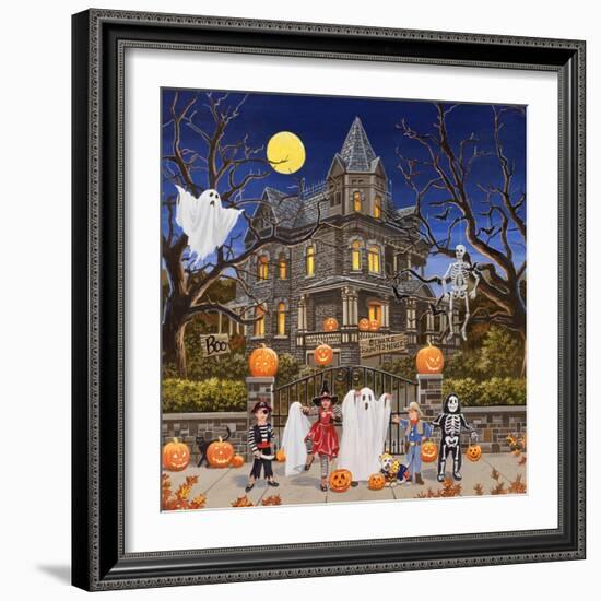 Beware - Haunted House-William Vanderdasson-Framed Giclee Print