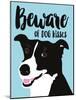 Beware of Dog Kisses-Ginger Oliphant-Mounted Art Print