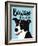 Beware of Dog Kisses-Ginger Oliphant-Framed Art Print