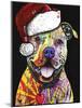 Beware of Pit Bulls Christmas Edition-Dean Russo-Mounted Giclee Print