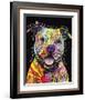 Beware of Pit Bulls-Dean Russo-Framed Art Print
