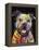 Beware of Pit Bulls-Dean Russo-Framed Premier Image Canvas