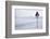 Beware of Polar Bear Traffic Sign on Ice Road-Stephen Studd-Framed Photographic Print