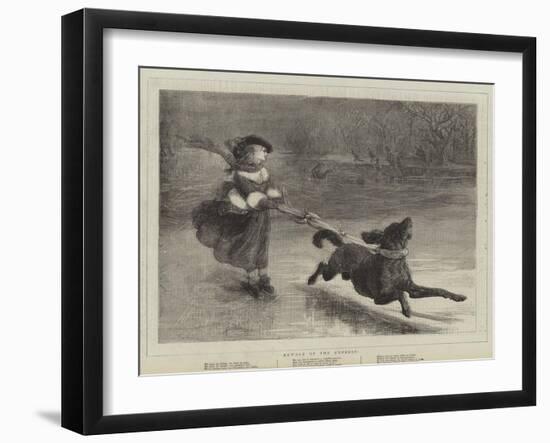 Beware of the Express!-Samuel Edmund Waller-Framed Giclee Print