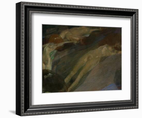 Bewegtes Wasser (Moving Water)-Gustav Klimt-Framed Giclee Print