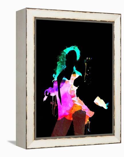 Beyonce Watercolor-Lana Feldman-Framed Stretched Canvas