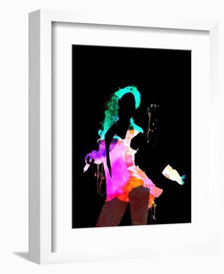 Beyonce Watercolor-Lana Feldman-Framed Premium Giclee Print