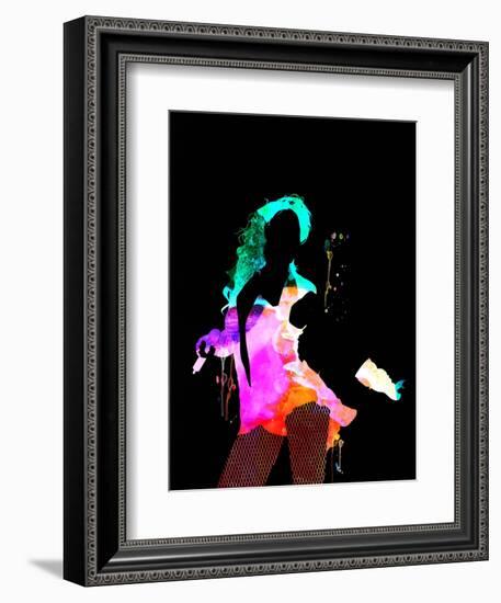 Beyonce Watercolor-Lana Feldman-Framed Premium Giclee Print