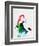 Beyoncé Watercolor-Lana Feldman-Framed Art Print