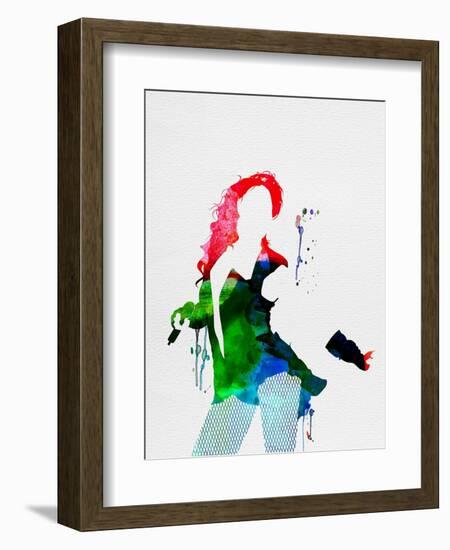 Beyoncé Watercolor-Lana Feldman-Framed Art Print