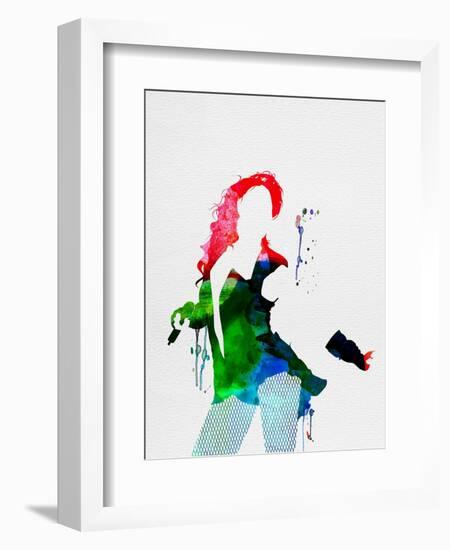 Beyoncé Watercolor-Lana Feldman-Framed Art Print