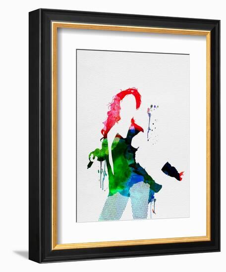 Beyoncé Watercolor-Lana Feldman-Framed Art Print