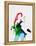 Beyoncé Watercolor-Lana Feldman-Framed Stretched Canvas