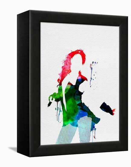 Beyoncé Watercolor-Lana Feldman-Framed Stretched Canvas