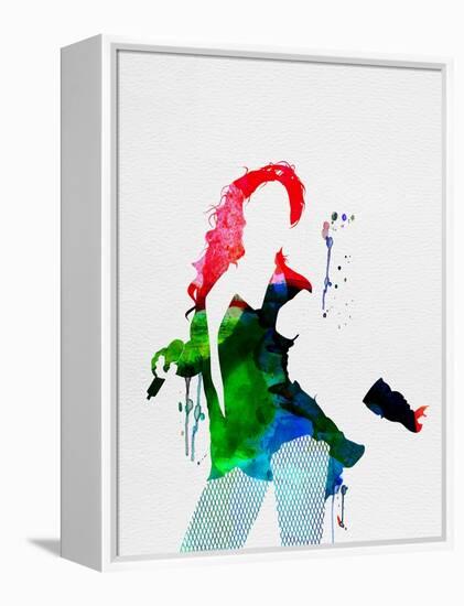 Beyoncé Watercolor-Lana Feldman-Framed Stretched Canvas