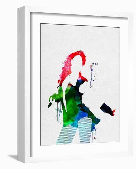 Beyoncé Watercolor-Lana Feldman-Framed Art Print