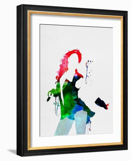 Beyoncé Watercolor-Lana Feldman-Framed Art Print