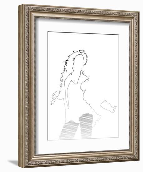 Beyonce-Logan Huxley-Framed Art Print