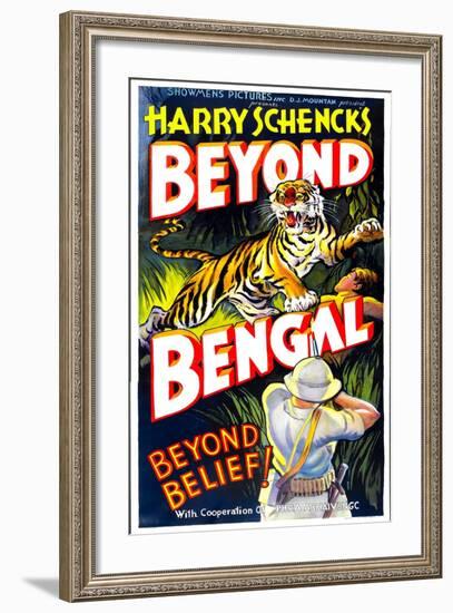 Beyond Bengal, 1934-null-Framed Art Print