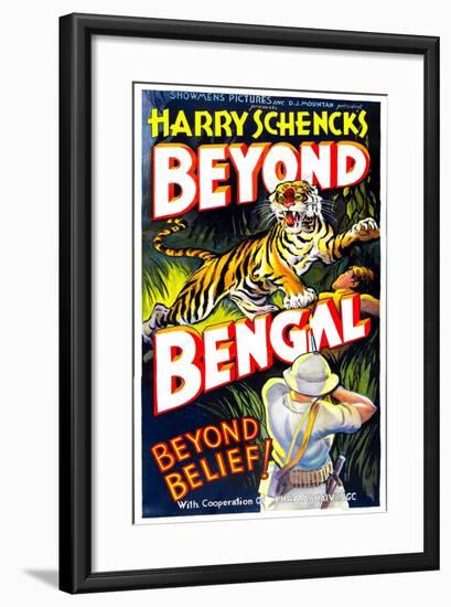 Beyond Bengal, 1934-null-Framed Art Print