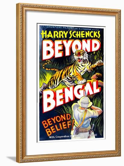 Beyond Bengal, 1934-null-Framed Art Print