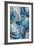 Beyond Blue Shells Light-Jeanette Vertentes-Framed Art Print